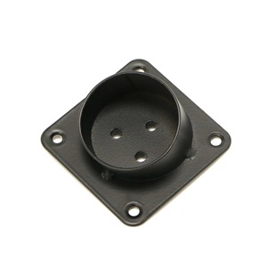 实木桌腿套管连接件斜管底座沙发脚片桌脚连接片拆装桌子腿铁管