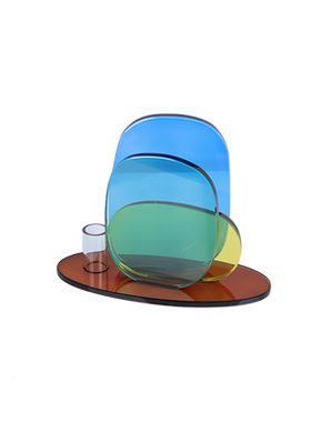 简约现代客厅水晶船帆装饰品摆件