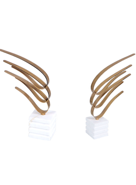 现代简约客厅玄关金属装饰品摆件