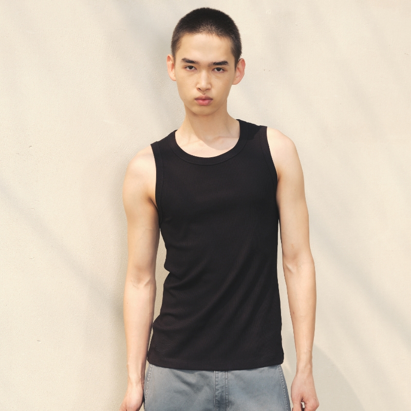 WassupHouse抗菌弹力螺纹背心