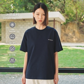 夏速干透气情侣简约上衣美式 WassupHouse凉感短袖 t恤男款 宽松内搭