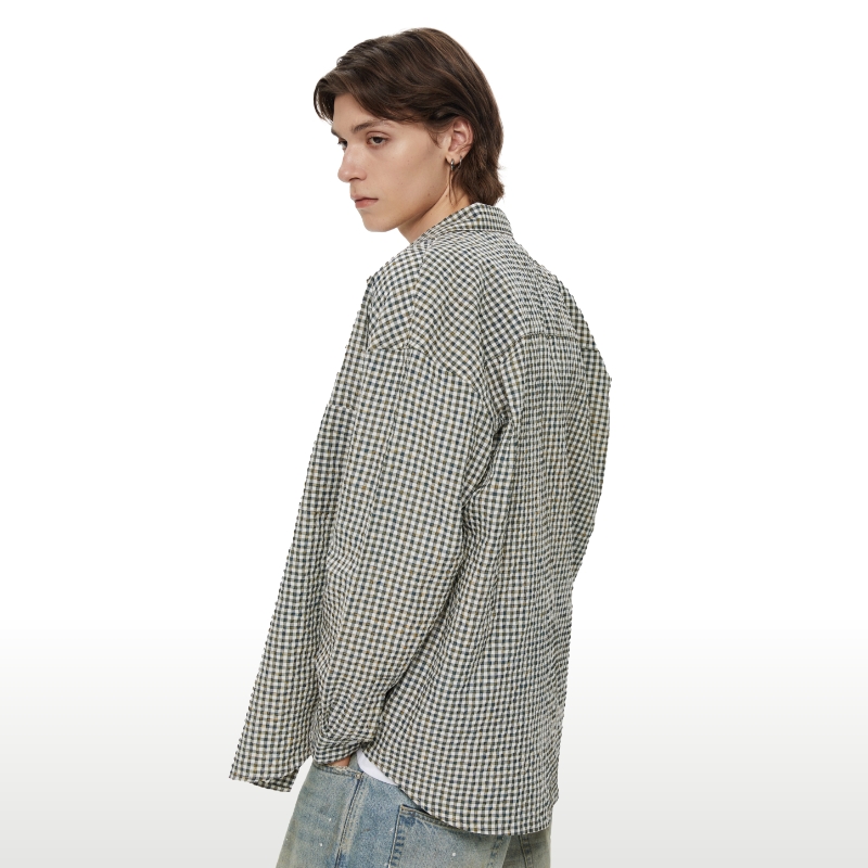 泡泡纱材质轻盈柔软穿着舒适，适合各种体型