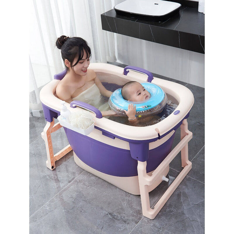 婴儿家用游泳池宝宝超大折叠游泳桶儿童室内大型恒温小孩洗澡浴缸