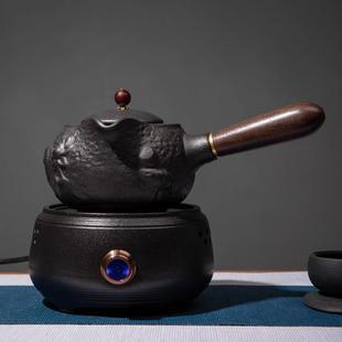 敬廉侧把陶瓷茶壶耐高温加厚家用电陶炉煮茶壶过滤泡茶器茶具套装