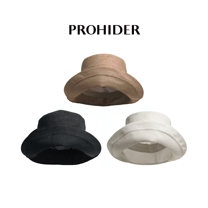 休闲百搭透气卷边水桶帽