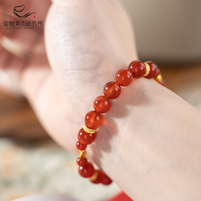 敦煌绮梦·嘉禄红玛瑙手串