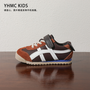 儿童鞋子阿甘鞋真皮板鞋保暖二棉鞋加绒女童德训鞋软底男童运动鞋