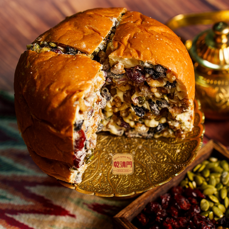 新疆塔城奶酪包乾清门马里奥同款奶油面包坚果手工新鲜糕点早餐