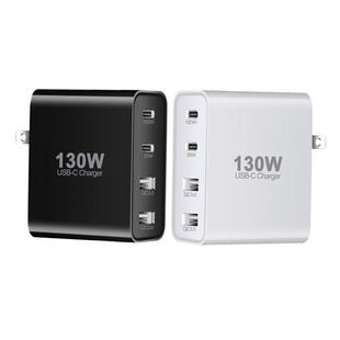 130W GaN PD Charger Tablet Laptop Charger USB C 130W氮化镓PD