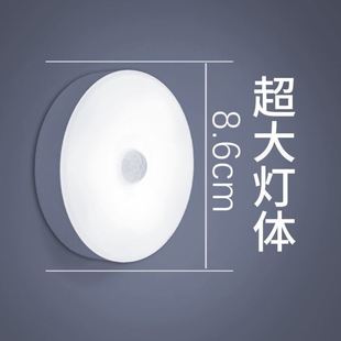 PIR Motion Sensor LED Night Light USB Rechargeable Lamp