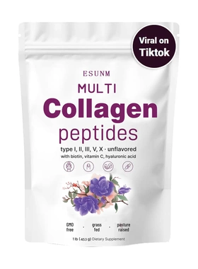 热销  多种胶原蛋白粉 multi collagen powder 胶原蛋白1磅