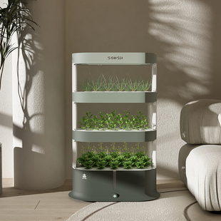 森式 室内水培蔬菜种植机多层智能无土栽培设备家庭园艺蔬果种菜机