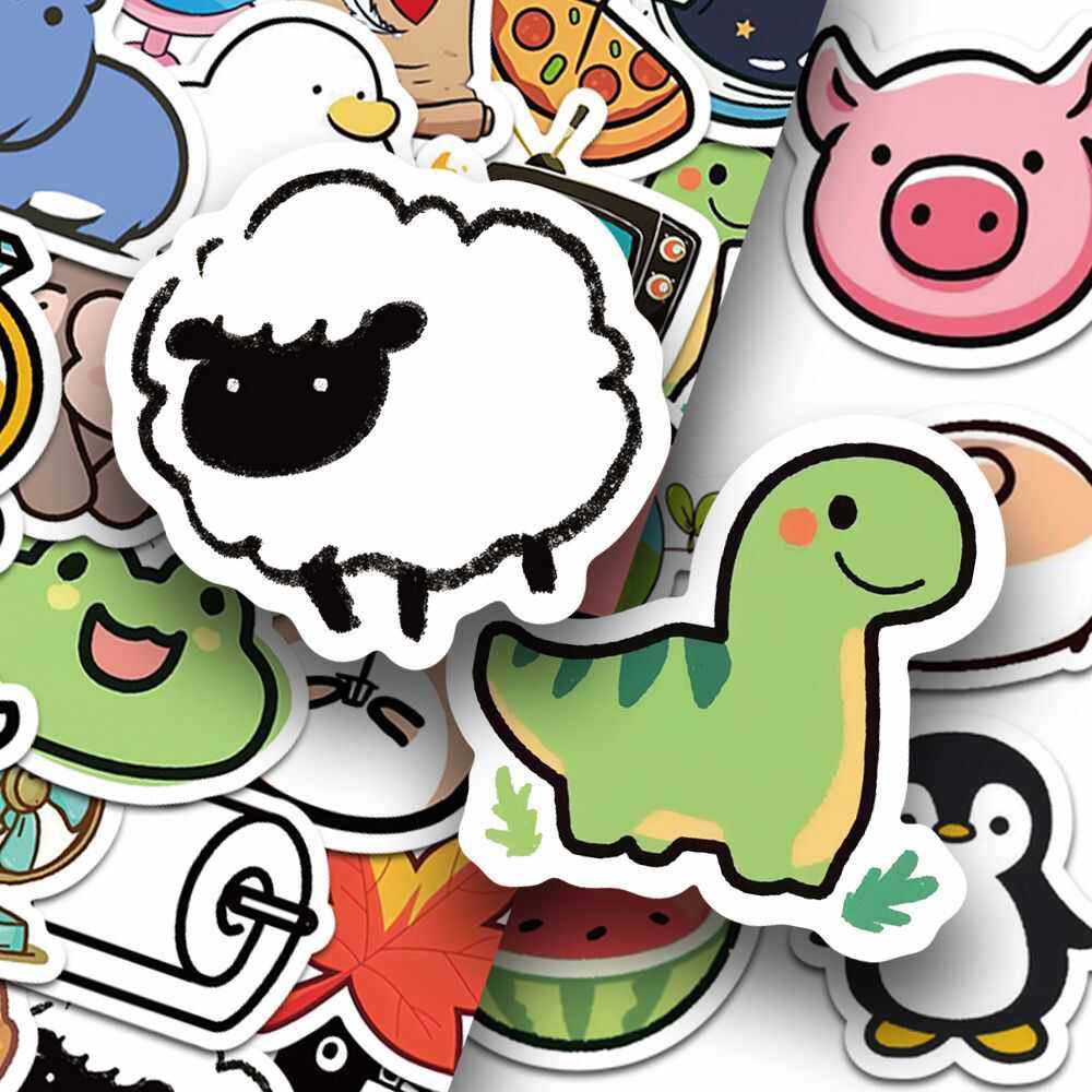 200张Q版mini小东西贴纸卡通可爱小动物手机壳笔记本装饰防水贴画,文具电教/文化用品/商务用品,贴纸/立体贴纸,淘宝优惠券,粉丝福利购,淘宝优惠卷