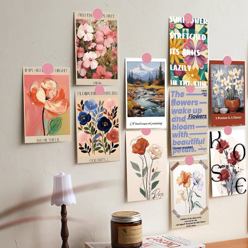 10张北欧ins风高级感卡片明信片