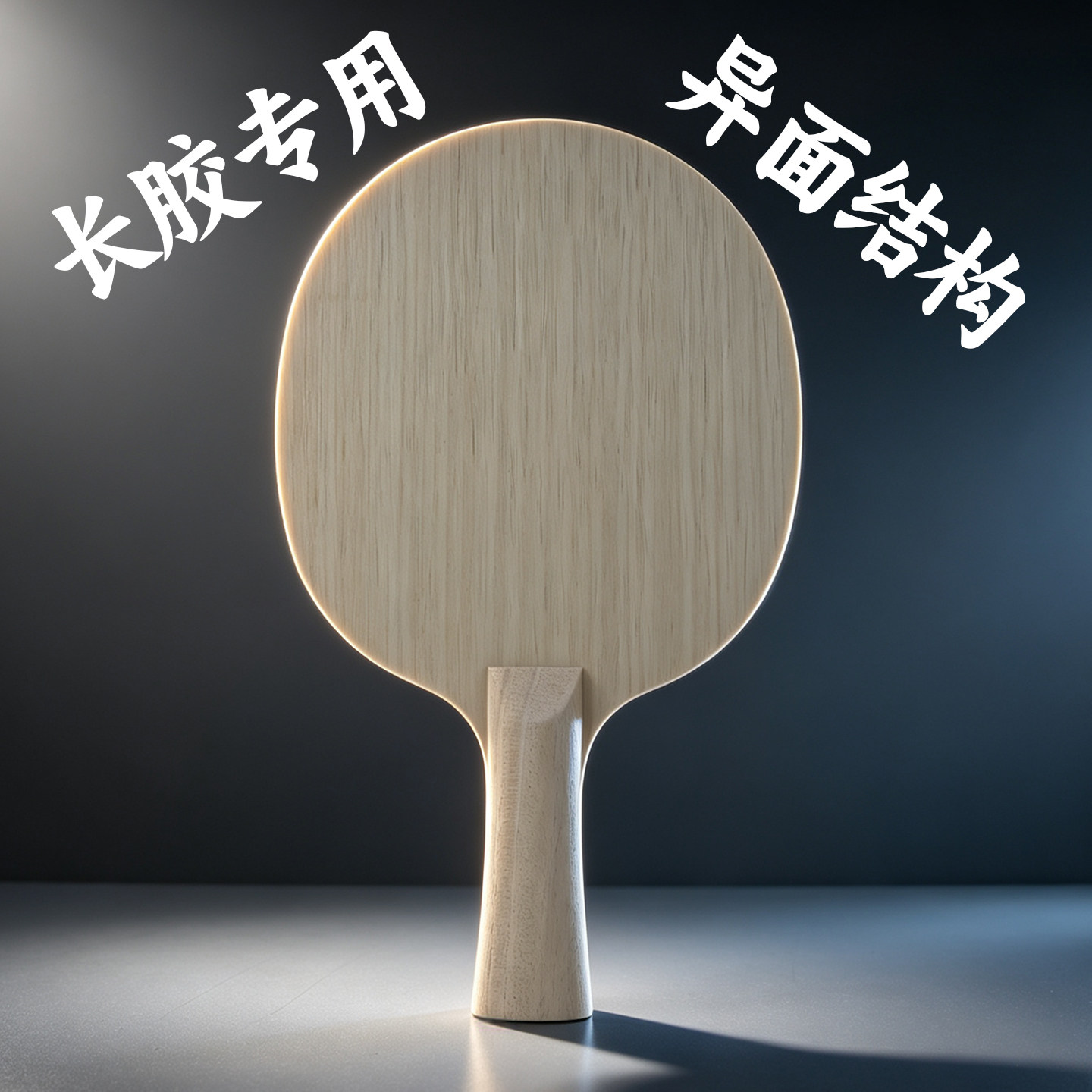 JEELS吉乐乒乓球底板削球专用长胶板5层纯木异面结构直横单板
