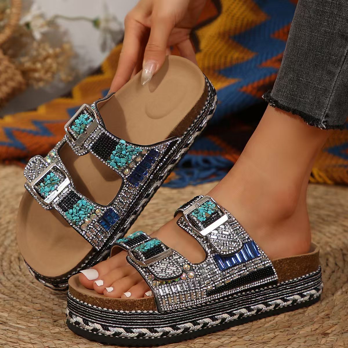 shoeswomen外贸新款厚底