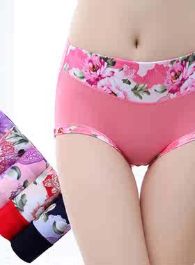 5Pack Women's Sexy Underwear -Lace Band Cotton Thong Pan