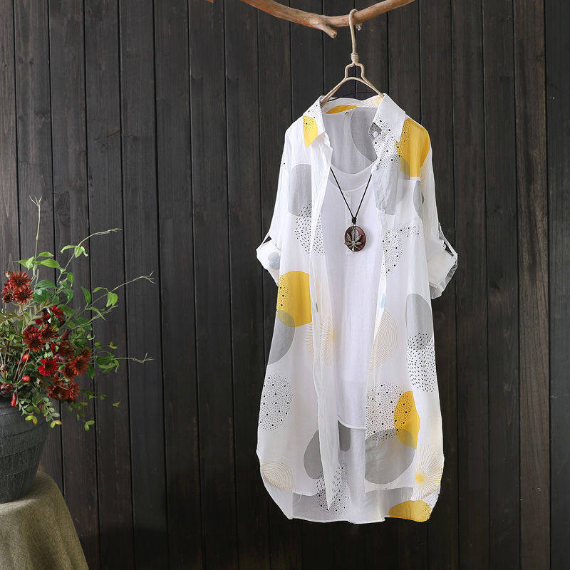 womenclothes印花雪纺防
