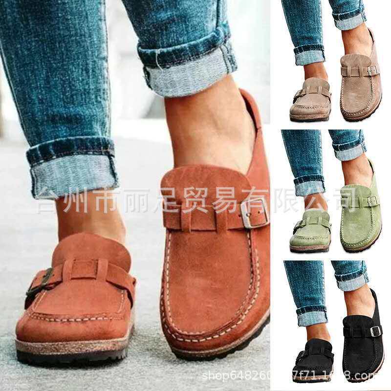 shoeswomen春夏圆头低跟