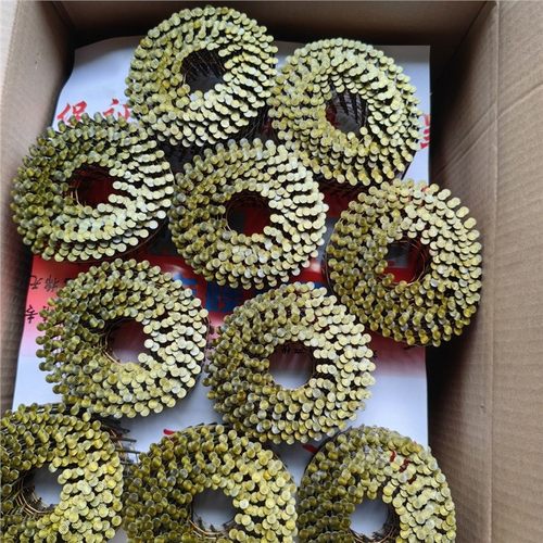 高强度螺纹光杆卷钉50-57木箱木托盘专用钉螺纹光杆卷钉卷钉枪