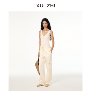 丝棉珠片纱针织背心 XUZHI2025春系列新品