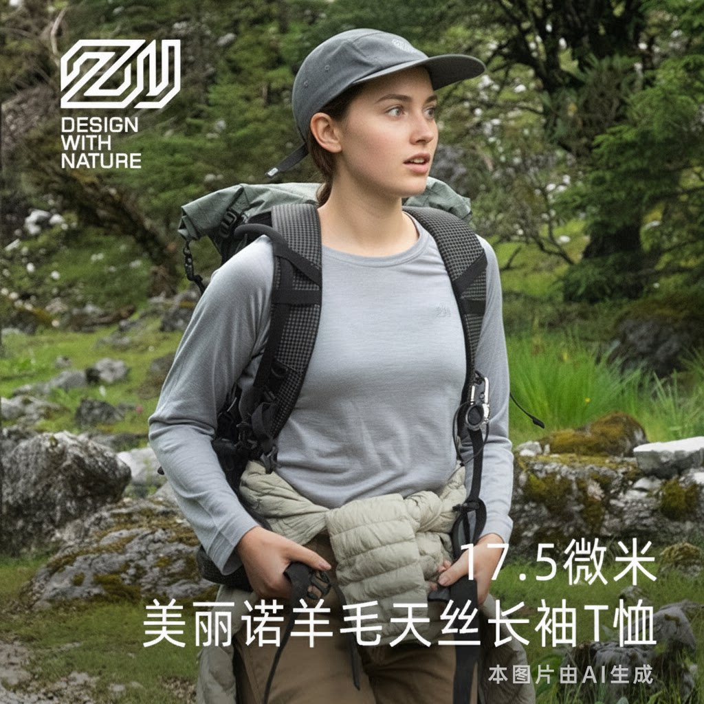 赛乐保暖羊毛圆领男女