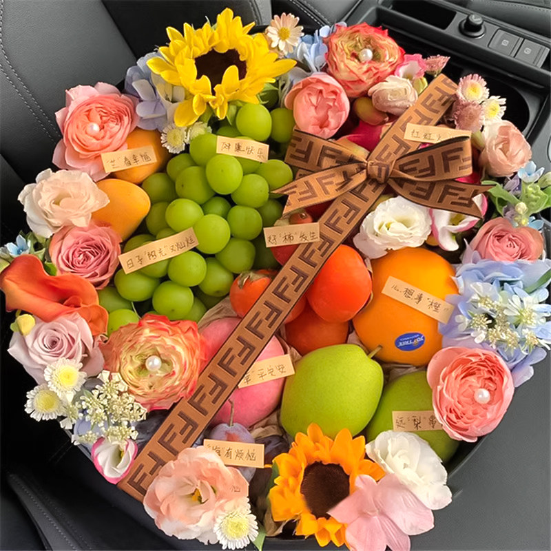 National high-end fruit gift boxes, flower bouquets, birthday and housewarming gifts, flower express delivery, gifts, same-city fruit baskets for visits thumbnail 6