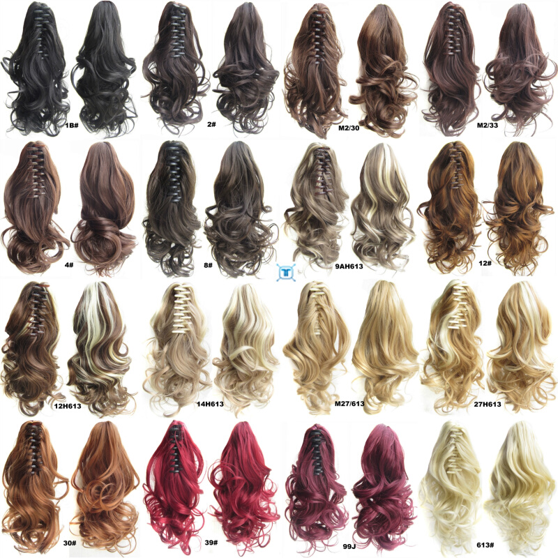 网红Synthetic Claw on Ponytail hair extension fake ponytail