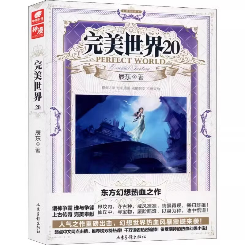 完美世界20 辰东人气玄幻小说完美世界东方幻想热血之作经典小说《不死不灭》《神墓》《长生界》的作者 山东画报出版社