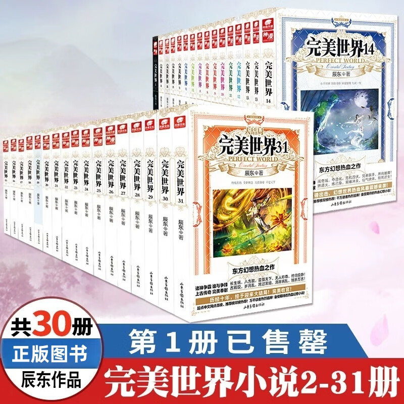 完美世界2-31全套30册 辰东人气玄幻小说完美世界东方幻想热血之作经典小说《不死不灭》《神墓》《长生界》的作者 山东画报出版社