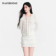 套装 Diana 女 荷叶边镂空针织开衫 半裙时尚 vevina 2026春夏新款