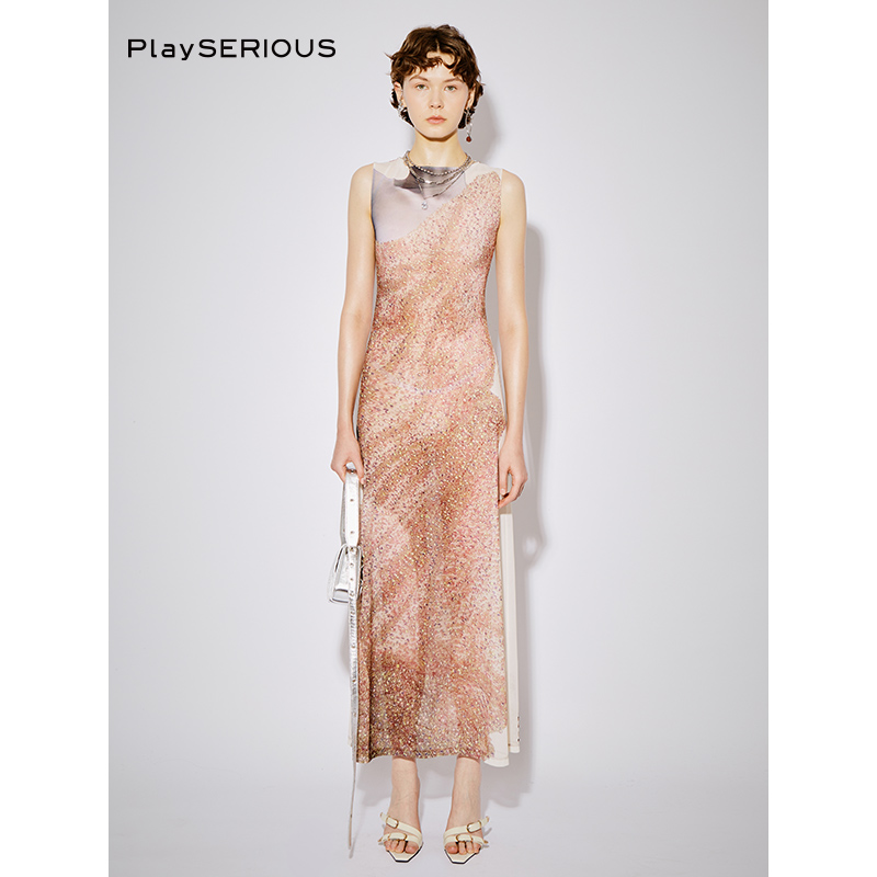 CPLUSSERIES印花连衣裙