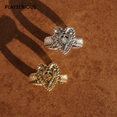 2026春夏新款 TONE TALE洞天 百搭气质圣心戒指独特设计轻奢指环