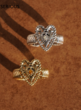 TONE TALE洞天 2026春季新款百搭气质圣心戒指独特设计轻奢指环