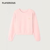 American 纯色休闲套装 新款 长裤 Vintage 女圆领宽松长袖 2025秋季