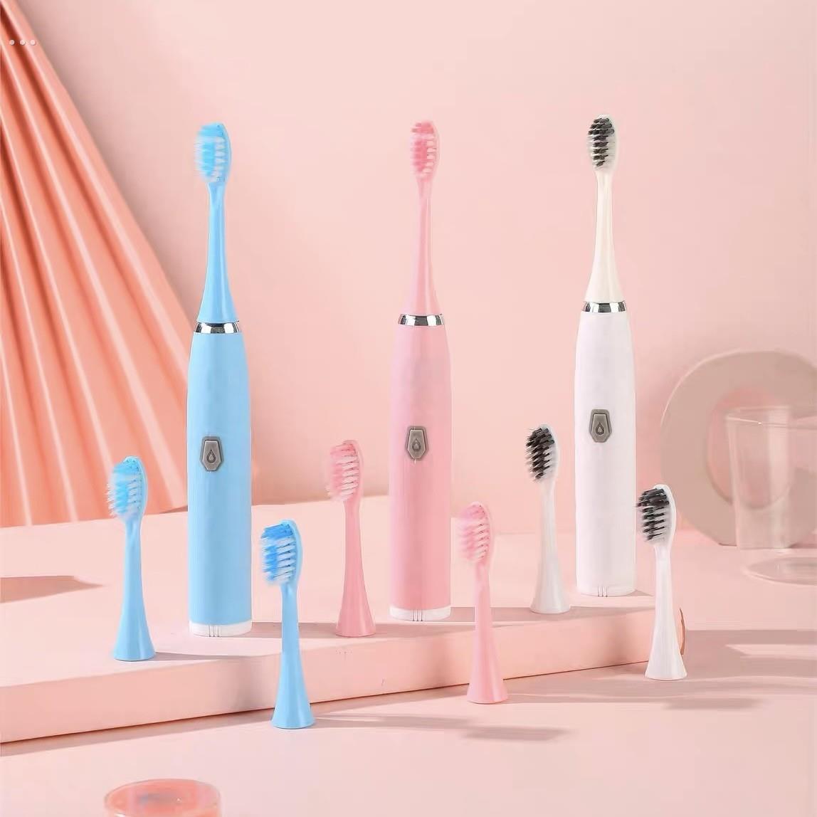 电动牙刷学生情侣牙刷软毛防水震动声波成人干电池款