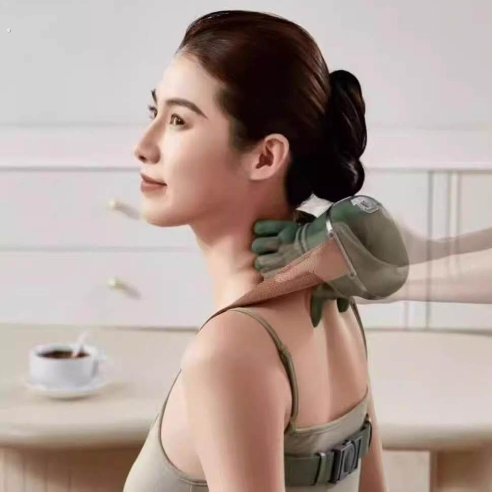 仿真人手设计大师按摩仪颈椎按摩仪按摩器斜方肌热敷放松按摩仪
