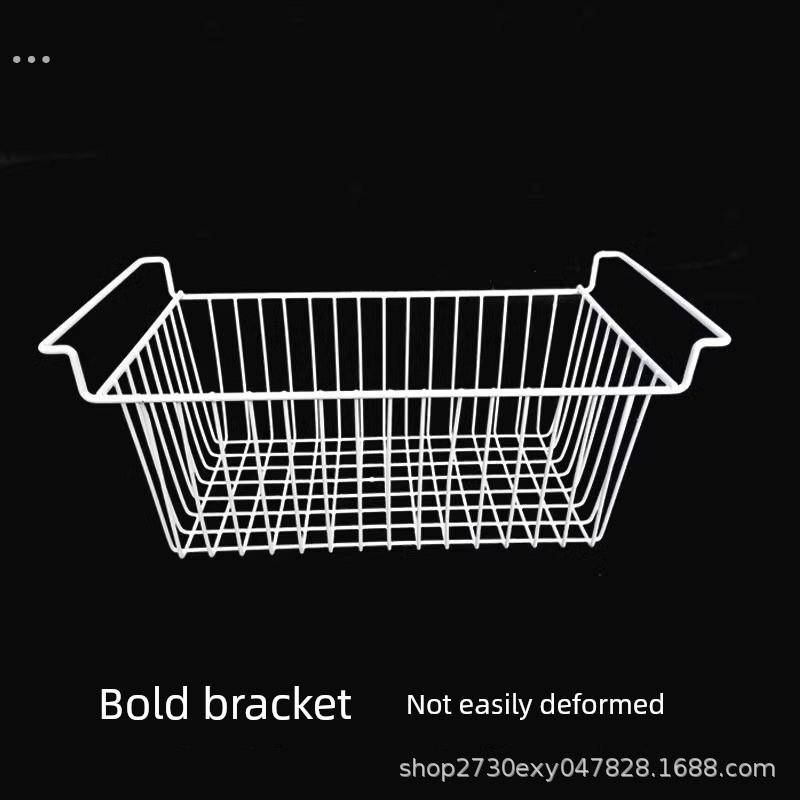 冰柜内部置物架冰箱挂篮冷冻冷藏吊篮收纳整理神器分层通用食品筐