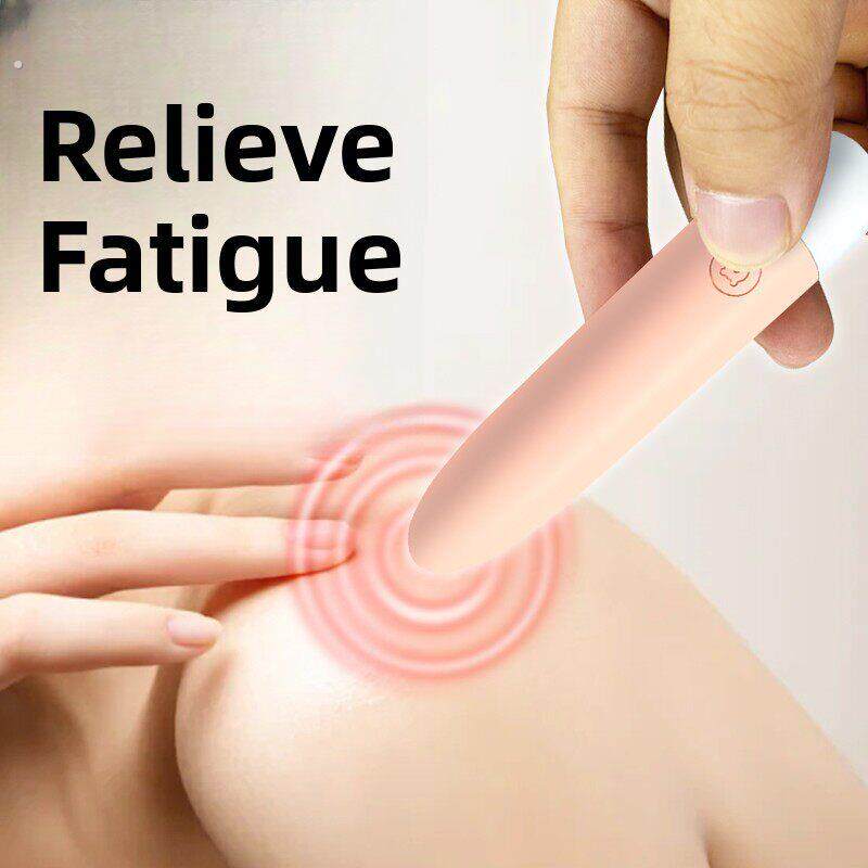 可充电振动眼穴位头部按摩器面部手持式电动振动按摩小多功能