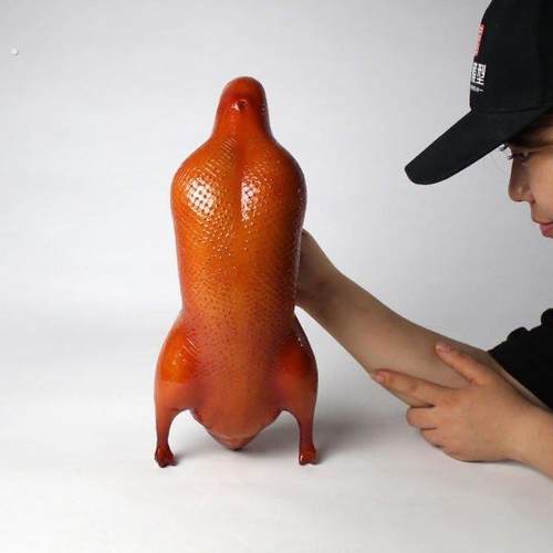 北京烤鸭酥不腻模型假鸭子仿真鸭子影视拍摄道具仿真烤鸭模具假菜