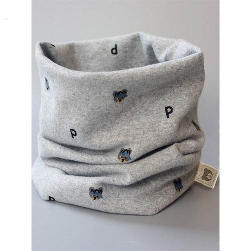 A类纯棉宝宝围脖儿童秋冬脖套男小孩冬季套头婴儿围巾防风保暖女