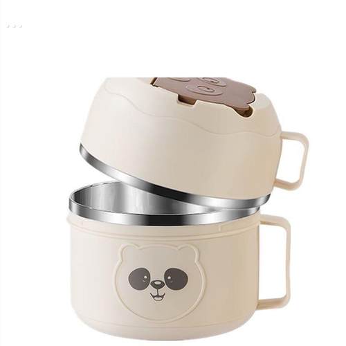 316不锈钢快餐杯，有盖方便面碗，大号学生饭盒，办公室工作人员