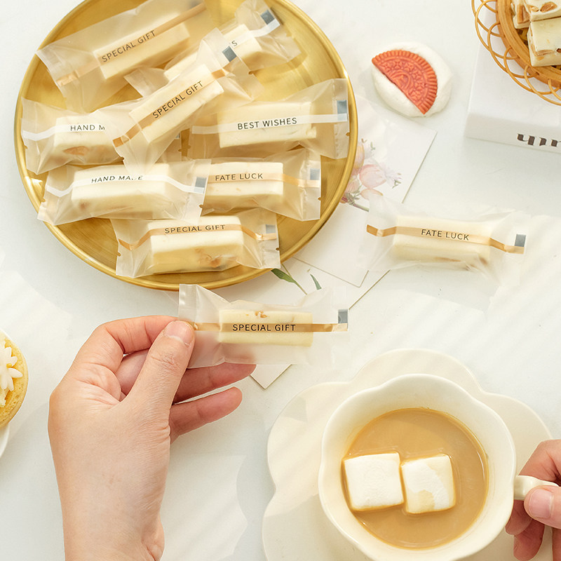 劣狐狐袋装糖果雪花酥牛轧糖包装