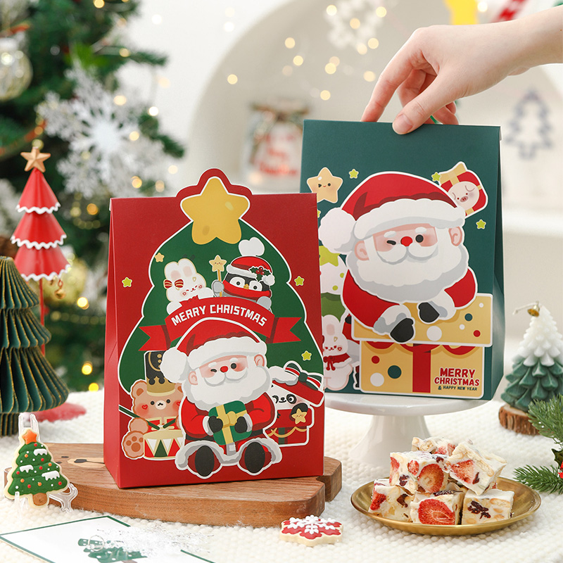 圣诞节礼盒品袋礼物袋手提袋盒子
