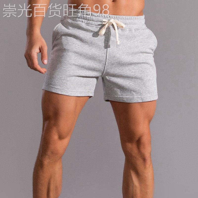 法国JENNI TENNO纯棉三分裤男夏季跑步健身运动短裤修身3分弹力