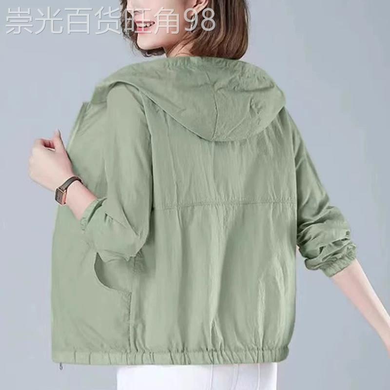 冰丝防晒衣女款2026新款妈妈时尚休闲防晒服夏季薄款轻薄透气外套