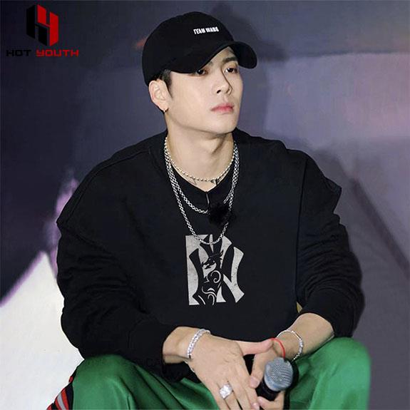 香港潮牌明星同款卫衣男女新款秋冬重磅圆领长袖休闲百搭情侣外套