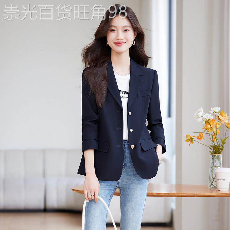 小西装外套女春秋季新款韩版显瘦百搭时尚小个子气质休闲西服上衣