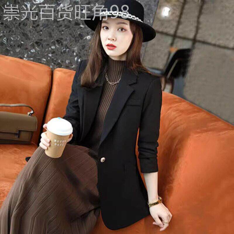 通勤风显瘦西装外套女2026春秋时尚新款高级感纽扣西服上衣外套