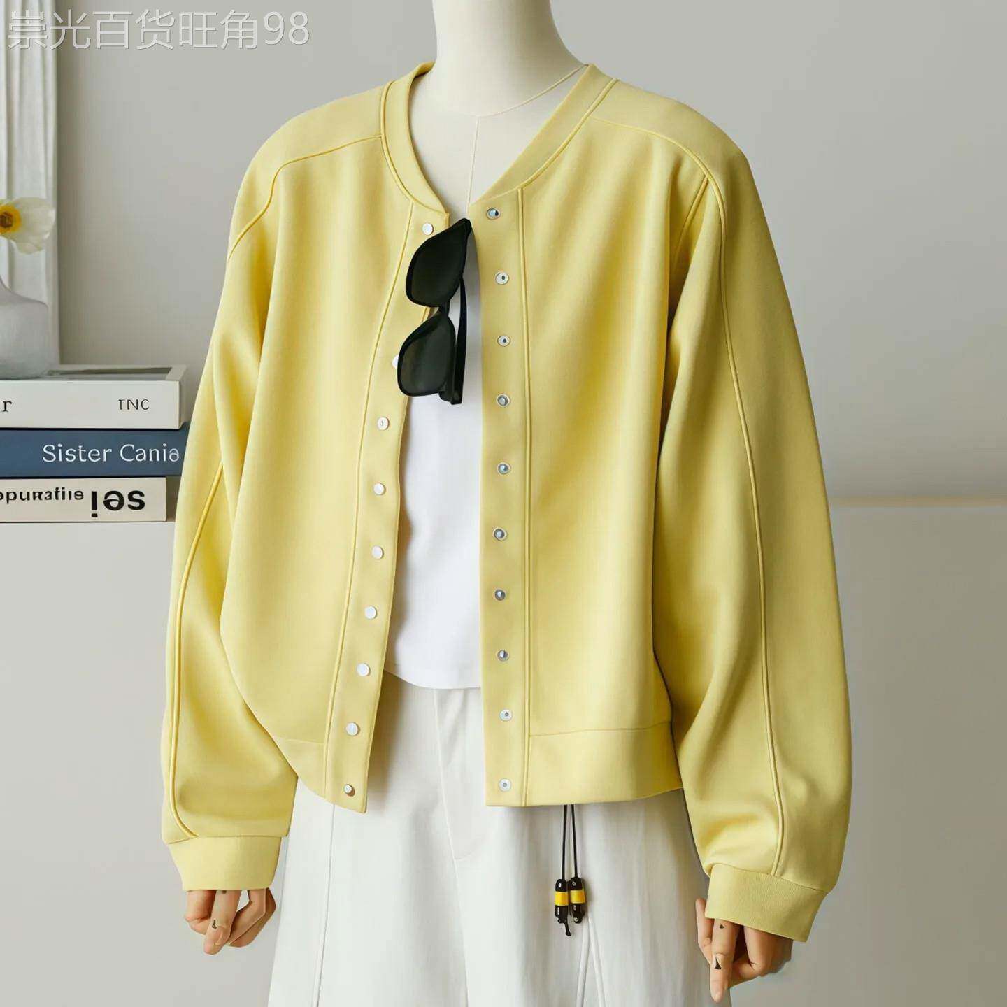 棒球服外套女春秋2026新款高级感小个子宽松短款休闲夹克开衫上衣